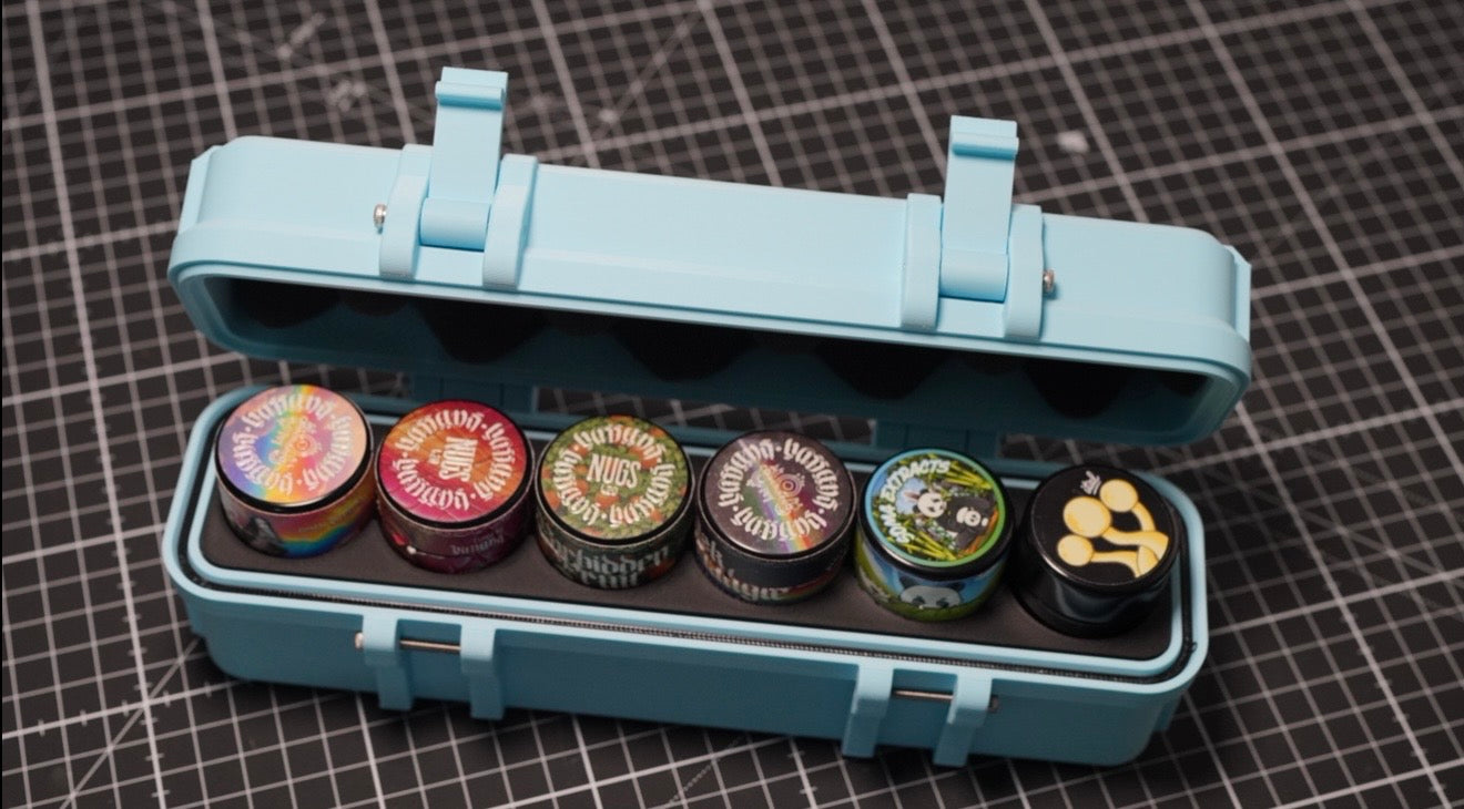 Baby Blue Terp Igloo 6 Pot Holder