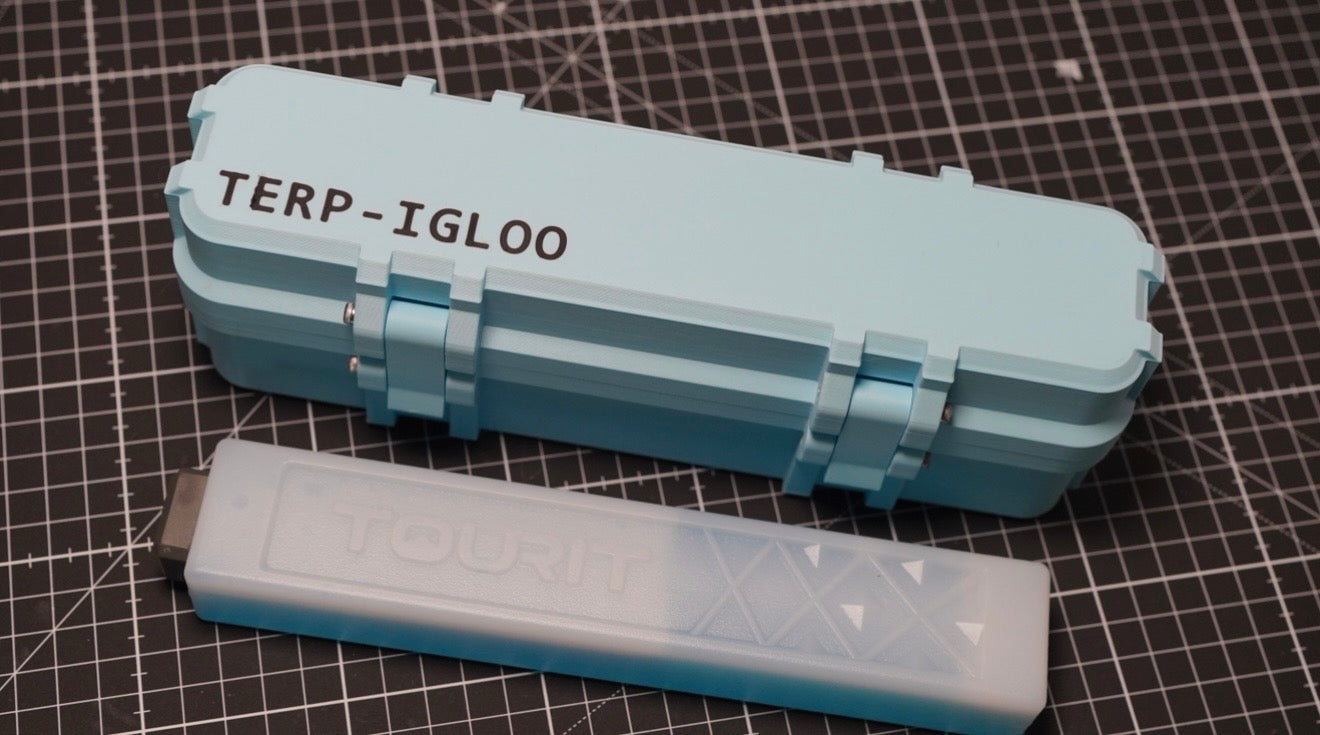 Baby Blue Terp Igloo 6 Pot Holder