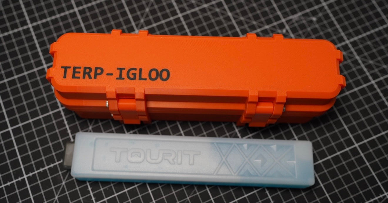 Orange Terp Igloo 6 Pot Holder