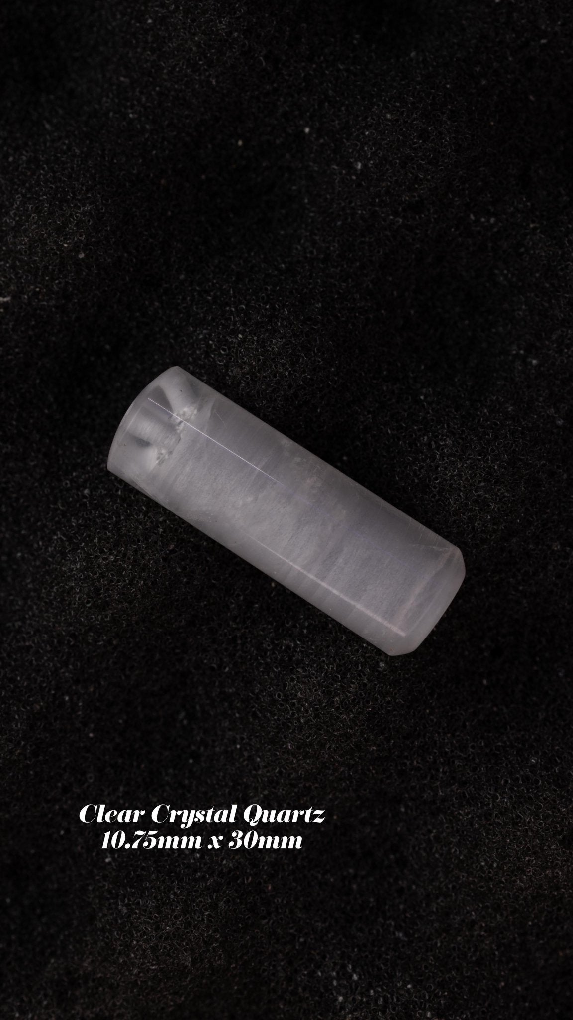 Clear Crystal Quartz 10.75mm - Tips 4 Terps