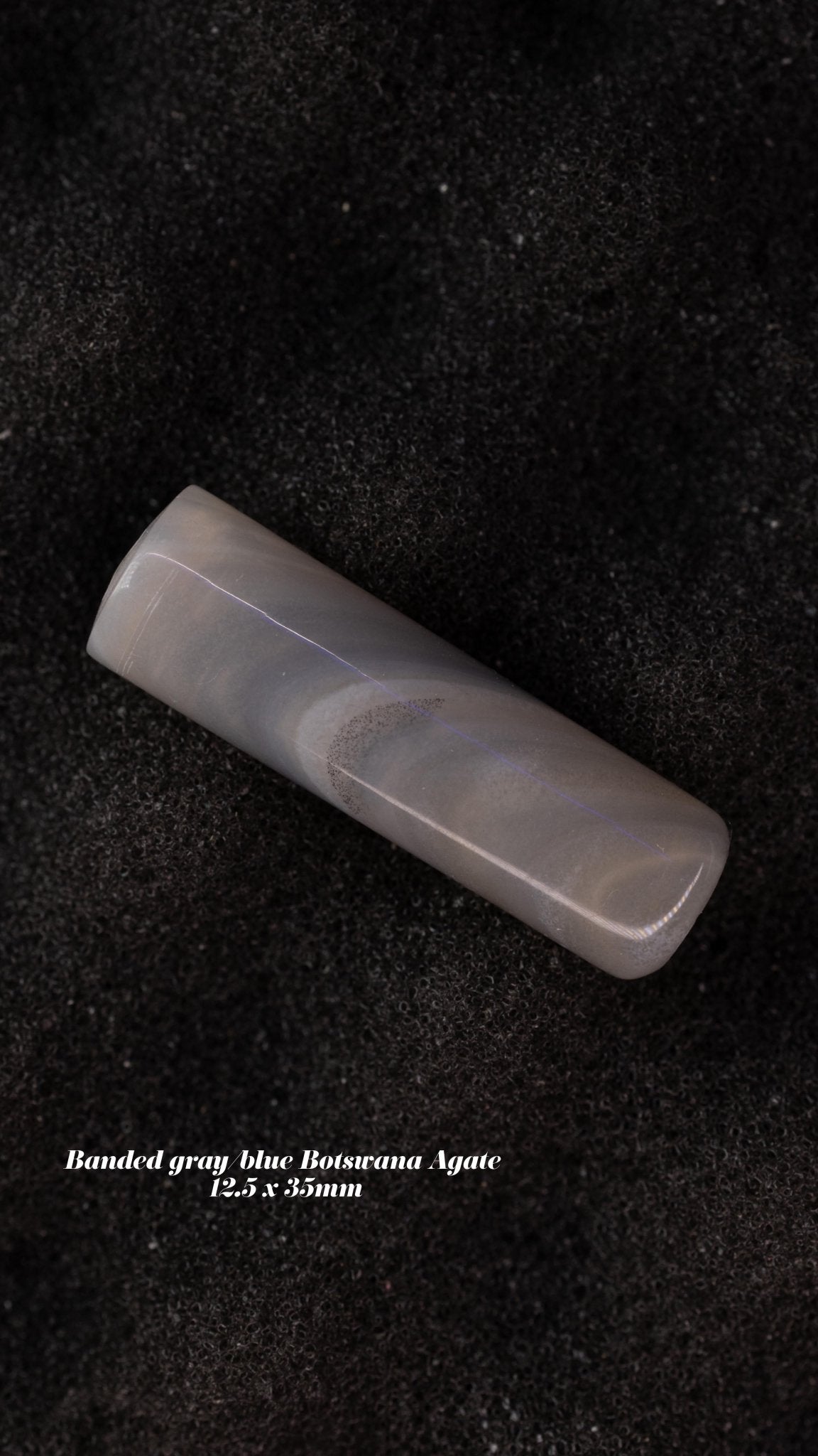 Grey/Blue Botswana Agate 12.5MM - Tips 4 Terps