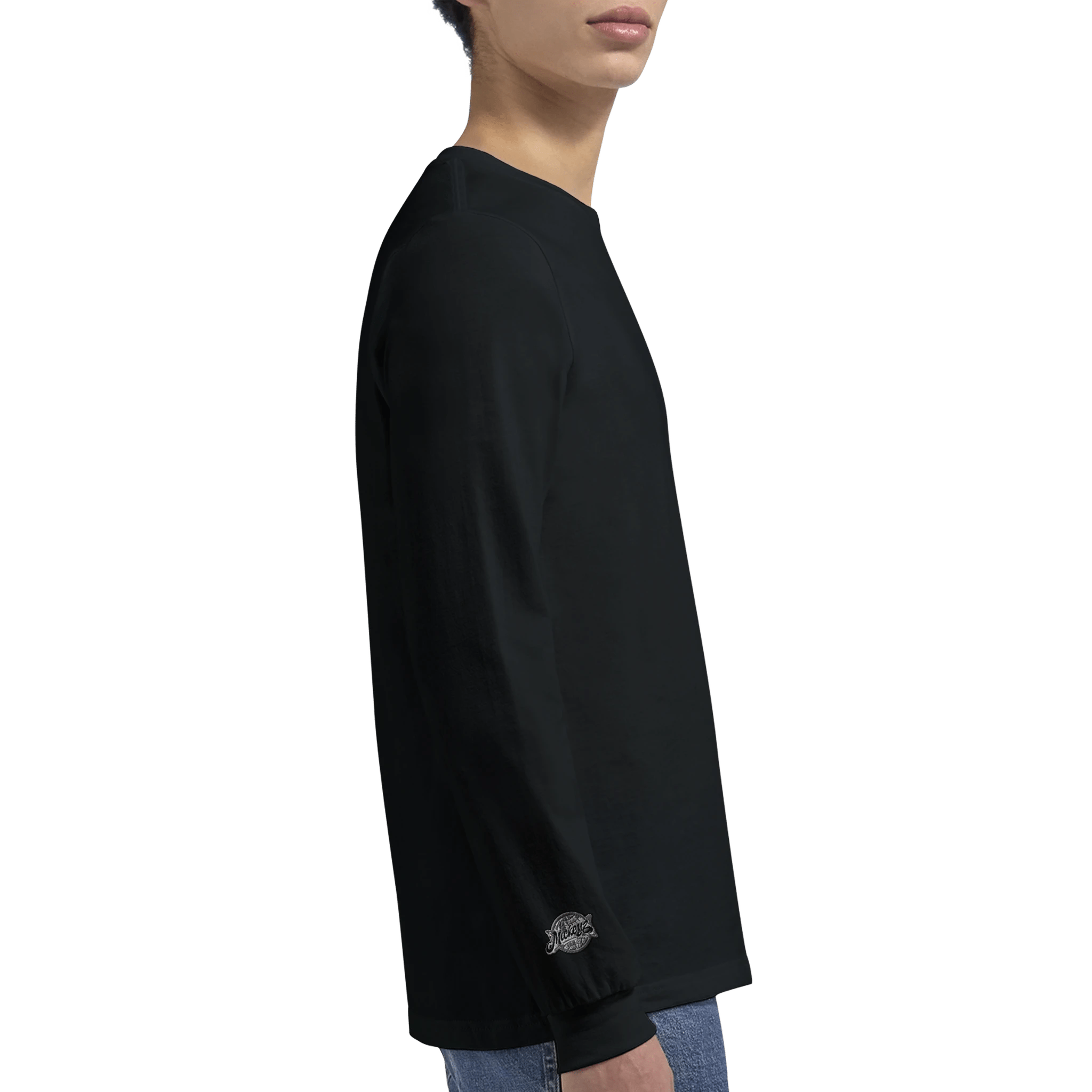 Hot Dads Hit Hot Dabs MickeyZ Embroidered Long Sleeve Tee - Tips 4 Terps