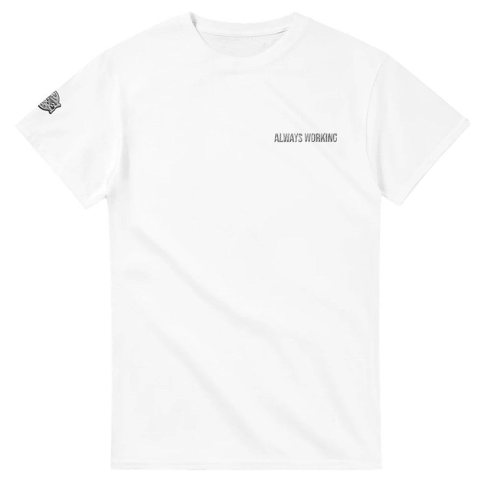 MickeyZ Embroidered 'Always Working" T Shirt - Tips 4 Terps