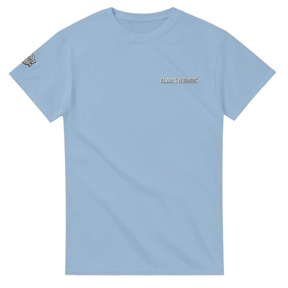 MickeyZ Embroidered 'Always Working" T Shirt - Tips 4 Terps