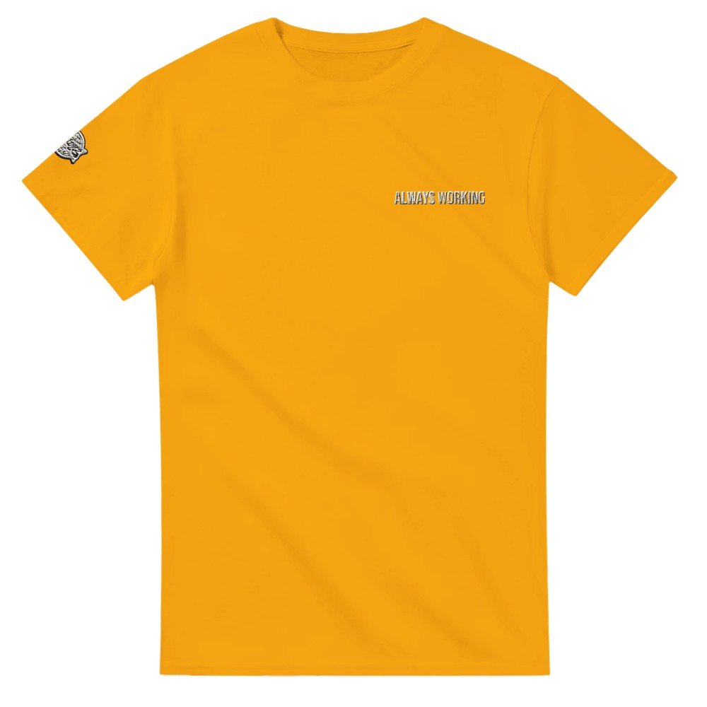 MickeyZ Embroidered 'Always Working" T Shirt - Tips 4 Terps