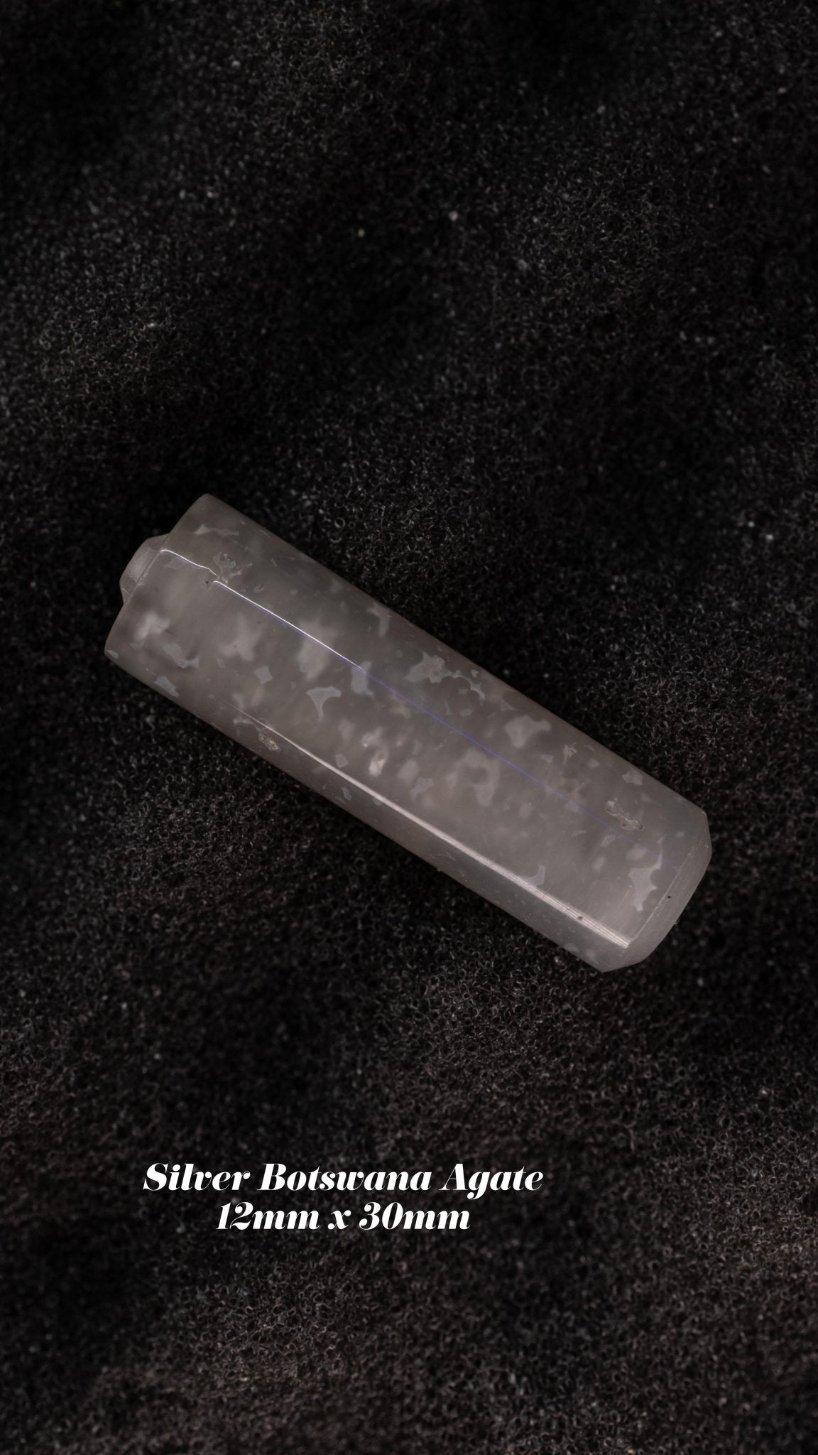 Silver Botswana Agate 12MM - Tips 4 Terps