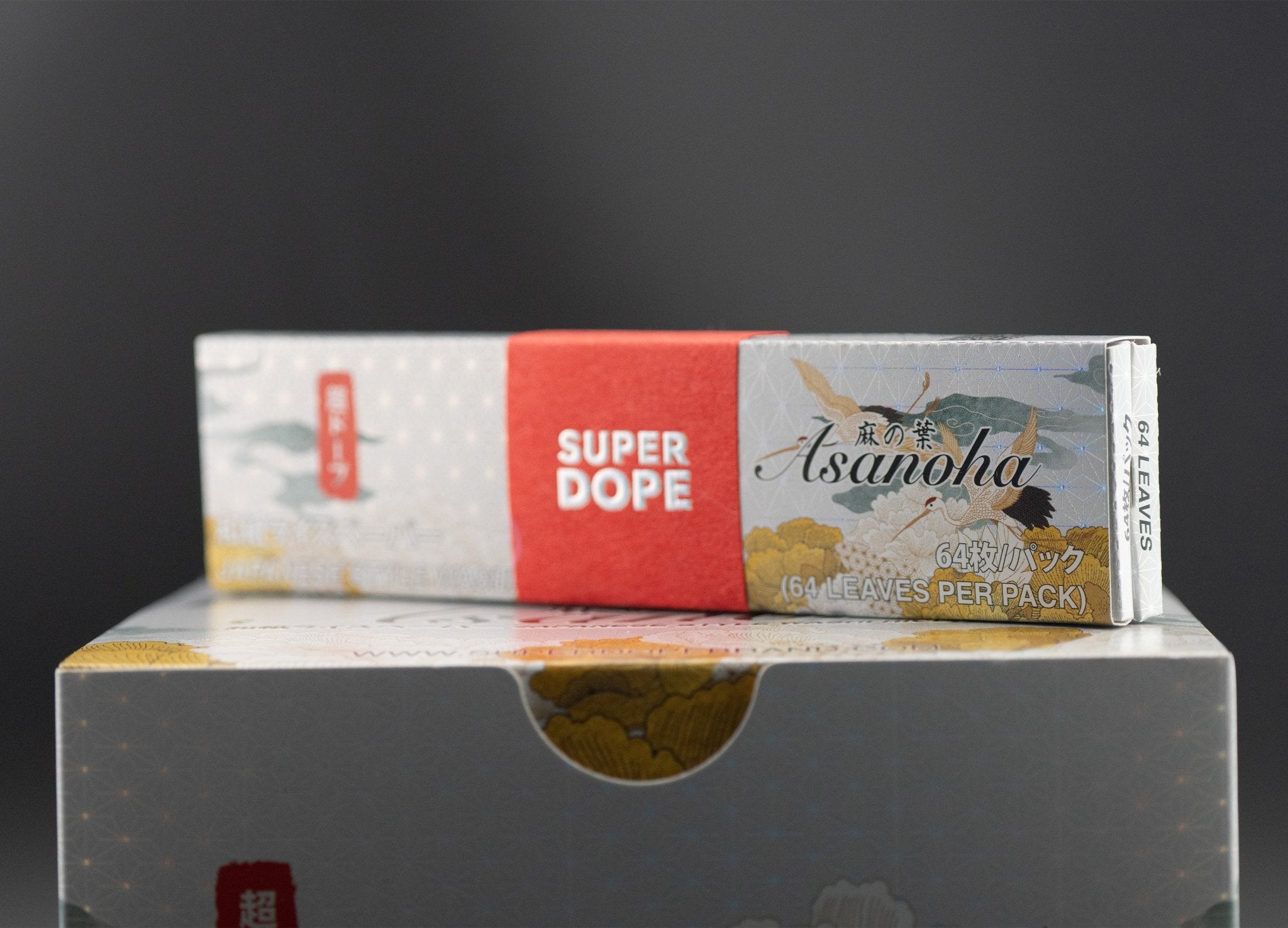 Super Dope ‘Asanoha' Rolling Papers - King Size (119*54mm) 64 leaves Per Pack - Tips 4 Terps